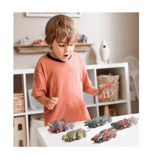 Foto 3 | Foto 3 | 6 Carritos Pull-back Tracción