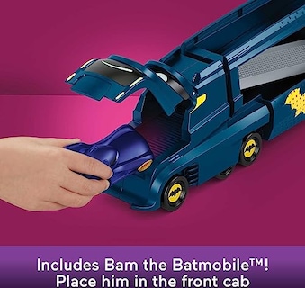 Foto 3 | Foto 3 | Venta Internacional - Transportista De Juguetes Fisher-price Dc Batwheels Bat-big Rig Con 1 Coche