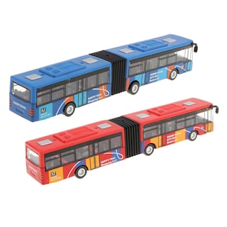 Foto 4 | Foto 4 | Venta Internacional - Autobuses de Juguete Fundido a Presión Escala 1:64 2 Piezas