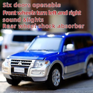 Foto 3 | Foto 3 | Venta Internacional - Modelo De Coche Fundido A Presión Pajero Y97 A Escala 1:32 Con Sonido Y Luz