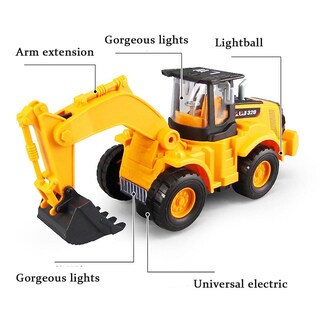 Foto 5 | Foto 5 | Venta Internacional - Vehículo Excavador Eléctrico De Juguete De Construcción Para Niños Pequeños