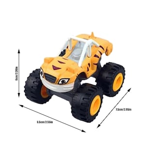 Foto 3 | Foto 3 | Venta Internacional - Coche De Juguete Monsters Truck Russian Classic Blaze Diecast Kids