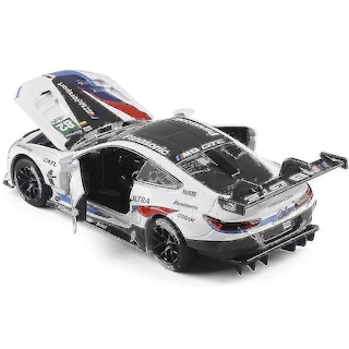 Foto 1 | Foto 1 | Venta Internacional - Coche De Juguete Bmw M8 Gte Metal Diecast A Escala 1:32 Blanco