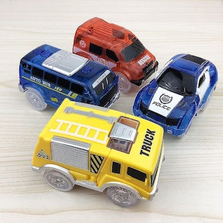 Foto 3 | Foto 3 | Venta Internacional - Toy Track Car, 4 Unidades, Brillando Con Luces Led Para Niños Mayores De 3 Años