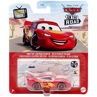Foto 1 | Foto 1 | Venta Internacional - Vehículo Fundido A Presión Pixar Cars Road Trip Lightning Mcqueen 1:55