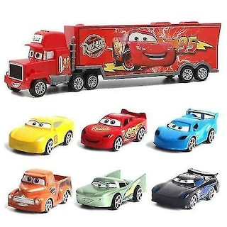Foto 1 | Foto 1 | Venta Internacional - Modelo De Vehículo De Juguete, Camión Y Coche, 7 Piezas, Con El Tema De Los Vengadores