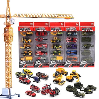 Foto 2 | Foto 2 | Venta Internacional - Coche De Juguete Farfi Diecast Alloy Engineering Racing 1:64 5 Unidades