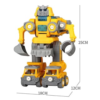 Foto 2 | Foto 2 | Venta Internacional - Set De Robots Para Vehículos De Construcción Para Niños Pequeños, 5 Piezas Transform