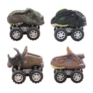 Foto 2 | Foto 2 | Venta Internacional - Coche Retráctil Con Diseño De Dinosaurio De Juguete, Paquete De 6 Unidades