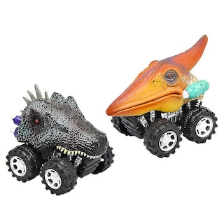 Foto 3 | Foto 3 | Venta Internacional - Coche Retráctil Con Diseño De Dinosaurio De Juguete, Paquete De 6 Unidades