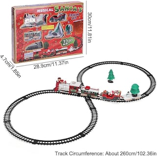 Foto 2 | Foto 2 | Venta Internacional - Tren Eléctrico Navideño De Juguete Con Iluminación Y Música
