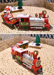 Foto 3 | Foto 3 | Venta Internacional - Tren Eléctrico Navideño De Juguete Con Iluminación Y Música