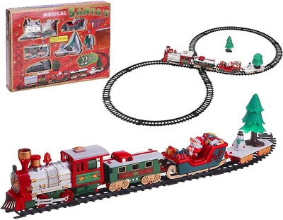 Foto 4 | Foto 4 | Venta Internacional - Tren Eléctrico Navideño De Juguete Con Iluminación Y Música