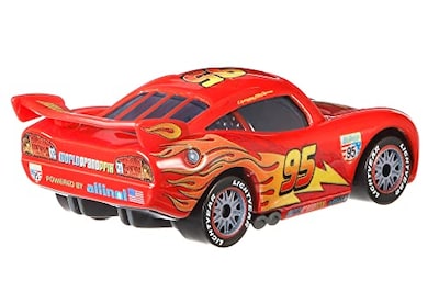 Foto 3 | Foto 3 | Venta Internacional - Toy Disney Cars Lightning Mcqueen Con Ruedas De Carreras A Escala 1:55