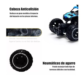 Foto 4 | Foto 4 | Carro Control Remoto Recargable Todoterreno Azul