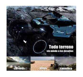 Foto 5 | Foto 5 | Carro Control Remoto Recargable Todoterreno Azul