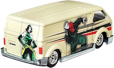 Foto 4 | Foto 4 | Vehículo De Juguete Hot Wheels Captain America Mbk Van A Escala 1:64 - Venta Internacional.