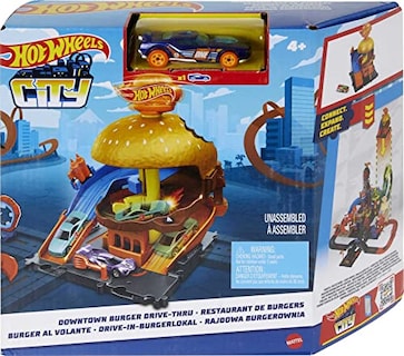 Foto 4 | Foto 4 | Playset Hot Wheels City Burger Drive-thru Con 1 Vehículo - Venta Internacional.