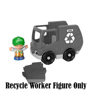 Foto 4 | Foto 4 | Trabajador De Reciclaje Toy Fisher-price Little People Con Camión - Venta Internacional.