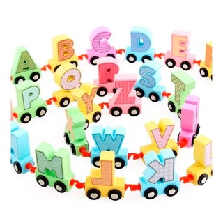 Foto 3 | Foto 3 | Tren Didáctico De Madera Abychedario Lace Para Niños - Venta Internacional.
