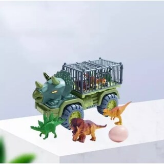 Foto 6 | Foto 6 | Transporte En Camión Con Dinosaurios Para Niños Triceratops - Venta Internacional.