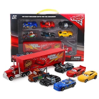 Foto 2 | Foto 2 | Set De Juguetes Disney Pixar Cars Lightning Mcqueen, 7 Piezas - Venta Internacional.