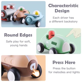 Foto 4 | Foto 4 | Juguete de Coche Iplay Ilearn para Niños de 1 A 3 Años con Luces y Música - Venta Internacional