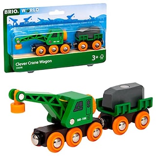 Foto 5 | Foto 5 | Juego de Vagones Grúa Inteligente Brio World 33698- Venta Internacional