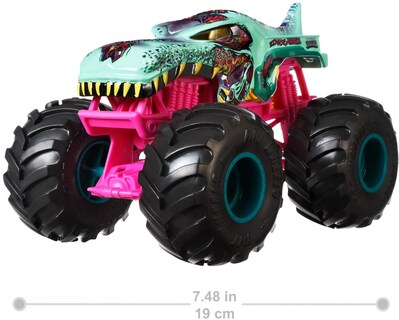 Foto 2 | Foto 2 | Vehículo de Juguete Hot Wheels Monster Trucks Zombie Wrex 1:24 - Venta Internacional