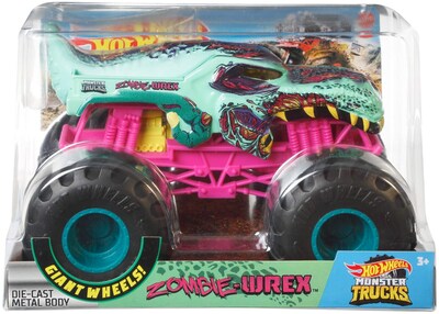 Foto 4 | Foto 4 | Vehículo de Juguete Hot Wheels Monster Trucks Zombie Wrex 1:24 - Venta Internacional