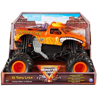 Foto 1 | Foto 1 | Monster Truck El Toro Loco de Colección a Escala 1:24 - Monster Jam Oficial