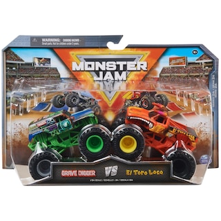 Foto 1 | Foto 1 | Sepulturero de Toy Monster Jam Monster Trucks Contra El Toro Loco - Venta Internacional