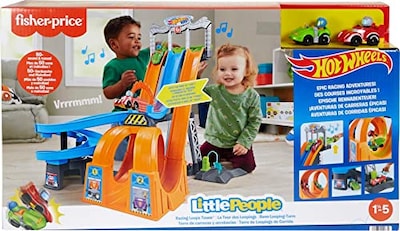 Foto 6 | Foto 6 | Playset Hot Wheels Racing Loops Tower Little People con Sonido - Venta Internacional