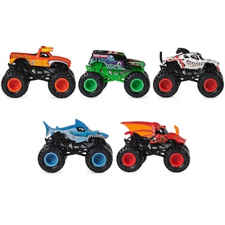 Foto 1 | Foto 1 | Set de 5 Camiones Monstruo Pit Party de Monster Jam a Escala 1:64