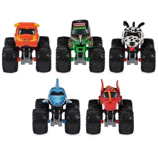 Foto 4 | Foto 4 | Set de 5 Camiones Monstruo Pit Party de Monster Jam a Escala 1:64