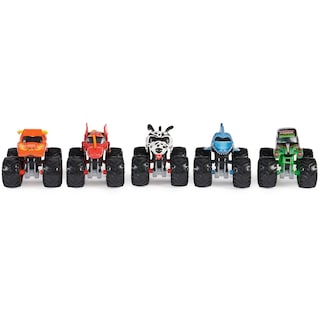 Foto 7 | Foto 7 | Set de 5 Camiones Monstruo Pit Party de Monster Jam a Escala 1:64