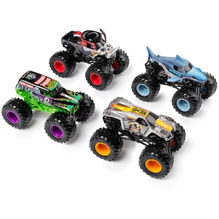 Foto 1 | Foto 1 | Pack de 4 Unidades de Monster Jam Land Vs. Sea Monster Trucks - Venta Internacional