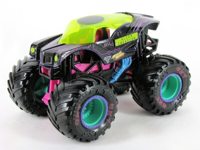 Foto 5 | Foto 5 | Paquete de 2 Unidades de la Serie Nitro Neón Toy Monster Jam 2023 con Alien Invasión contra Megalodón - Venta Internacional