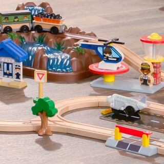 Foto 4 | Foto 4 | Set de Tren Kidkraft Bucket Top Mountain 61 Piezas- Venta Internacional