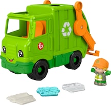 Camión De Reciclaje De Juguetes Fisher-price Little People De 1 Año O Más - Venta Internacional.