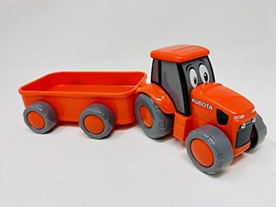 Foto 1 | Foto 1 | New-ray Pre-school Kubota Lil' Orange Farm Tractor Y Wagon - Venta Internacional.