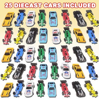 Foto 2 | Foto 2 | Set De Coches De Juguete Artcreativity Diecast Mini Racers, 25 Unidades, Para Niños - Venta Internacional.