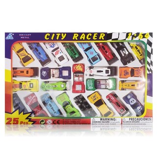 Foto 7 | Foto 7 | Set De Coches De Juguete Artcreativity Diecast Mini Racers, 25 Unidades, Para Niños - Venta Internacional.