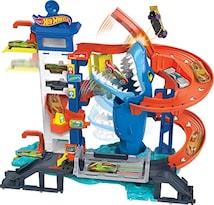 Set De Juego Hot Wheels City Shark Escape Con 1 Coche Para Niños Mayores De 4 Años - Venta Internacional.