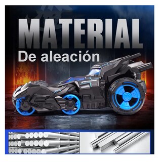 Foto 3 | Foto 3 | Juguete Coche Con Luz Música 3 En 1 Catapulta Carro Niño Negro/azul