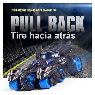 Foto 4 | Foto 4 | Juguete Coche Con Luz Música 3 En 1 Catapulta Carro Niño Negro/azul