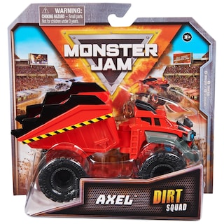 Foto 1 | Foto 1 | Toy Monster Truck Monster Jam Oficial De Axel Dirt Squad 1:64 - Venta Internacional.