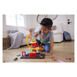 Foto 5 | Foto 5 | Set De Pistas Para Coches De Juguete Hot Wheels City Super Loop Fire Station - Venta Internacional.