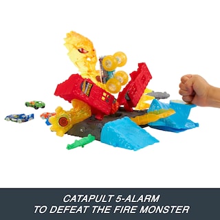 Foto 5 | Foto 5 | Toy Playset Hot Wheels Monster Trucks, Camión De Bomberos Con 5 Alarmas - Venta Internacional.