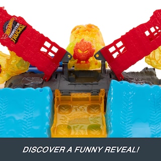 Foto 6 | Foto 6 | Toy Playset Hot Wheels Monster Trucks, Camión De Bomberos Con 5 Alarmas - Venta Internacional.